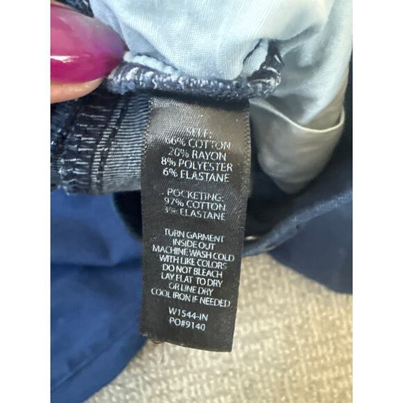 Beta brand dark wide leg pull on stretch jeans XL - Picture 4 of 9